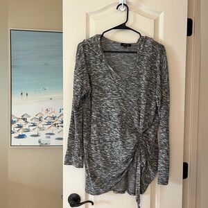 Workout top. Hooded with tie on the front. Medium.